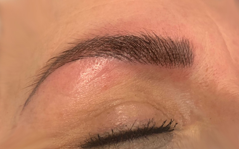 Microblading after