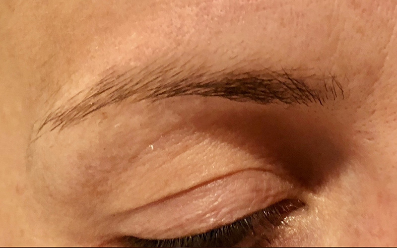 Microblading before